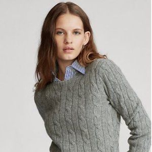 Polo Ralph Lauren Cable-Knit Cashmere Sweater, M